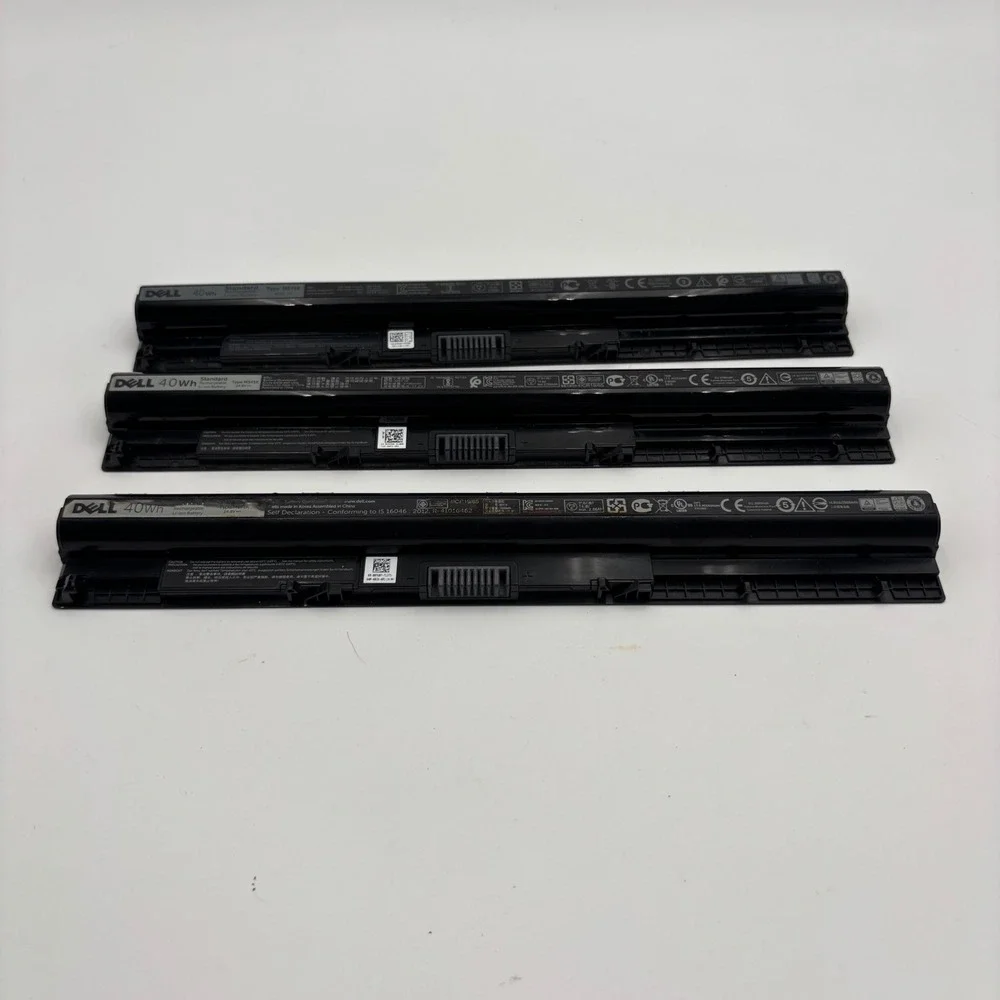 Dell Laptop Battery Lot of 3 OS Black Good M5Y1K 40Wh 14.8V Li-ion Untested